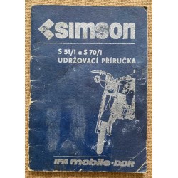 Simson S51/1 a S70/1 - Udržovací příručka